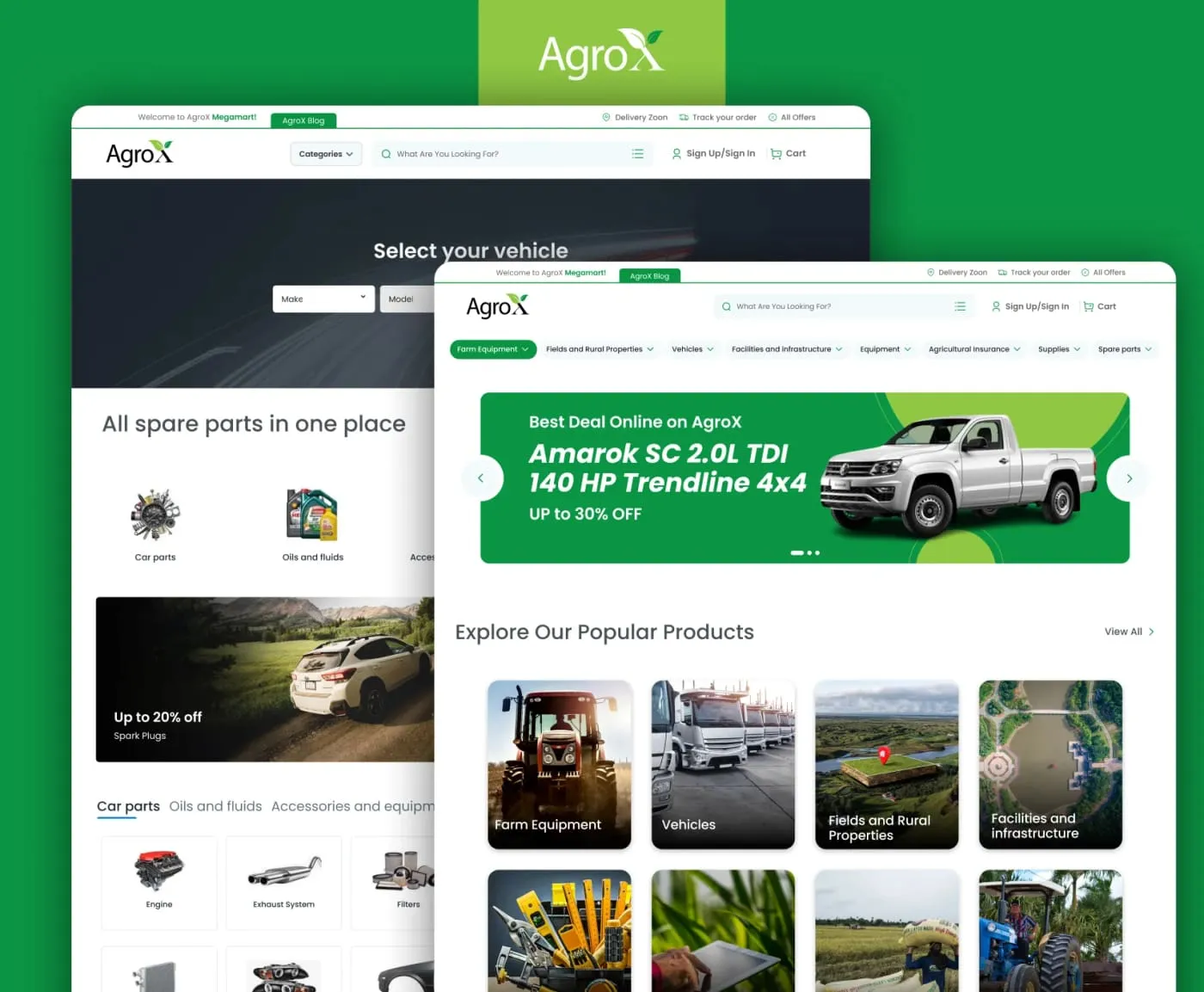 AgroX B2B Ecommerce